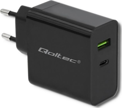 Adapter i brendshem Qoltec 51717, 42W, 5–20V, i zi