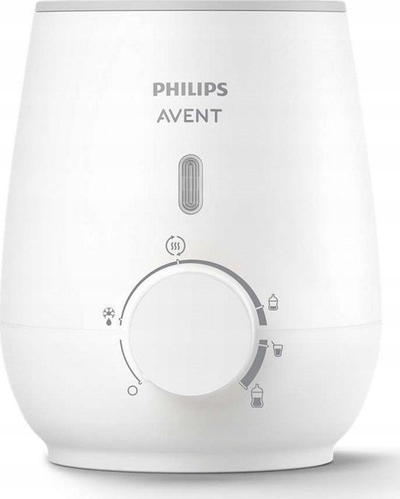 Ngrohës biberoni Philips Avent Fast Bottle Warmer SCF355/09, me shkrirje, mbajtje të ngrohtë, i bardhë