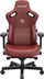 Karrige gaming AndaSeat Kaiser 3 Series Premium L, PVC Leather, me mbështetje lumbare, ngjyrë e kuqe