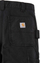 Pantallona pune Carhartt Duck Double Front, W34 L32, me xhepa cargo, të zeza