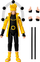 Figurë aksion Bandai Anime Heroes Uzumaki Naruto Sage of Six Paths, 17 cm, me nyje lëvizëse, me të verdhë e të zezë