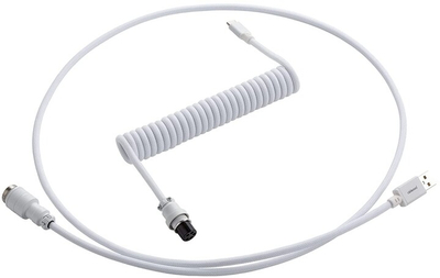 Kabllo CableMod Pro Coiled, USB-C/USB-A, 1,5m, e bardhë
