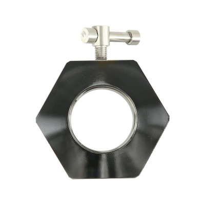 Kapëse për shtangë Lock Jaw HMS ZG1600, diametër 5 cm, set 2 copë, argjendi