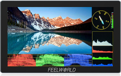 Полски монитор Feelworld P6X, 5.5" Full HD, 4K HDMI, црн