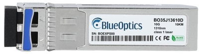Modul transceiver SFP+ BlueOptics BO35J13610D, 10GBASE LR, singlemode, i bardhë