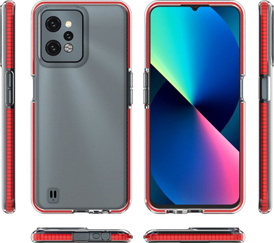 Mbulesë telefoni Hurtel Spring Case Realme C31, silikon, rozë e çelët