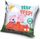 Jastëk për kalamaj Peppa Pig George, 40x40 cm, print 3D, shumëngjyrësh