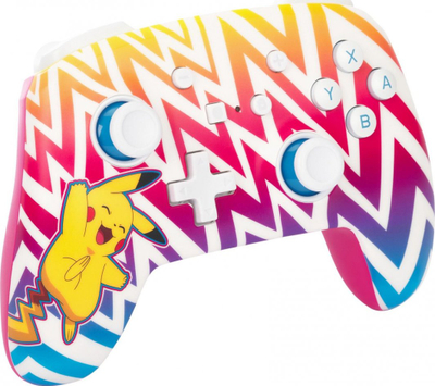 Контролер PowerA Enhanced Pikachu Vibrant, Безжичен, шарен