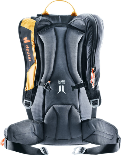 Çantë shpine ski touring Deuter Alproof Lite 20 SL, 20L, sistem airbag, grafit e verdhë