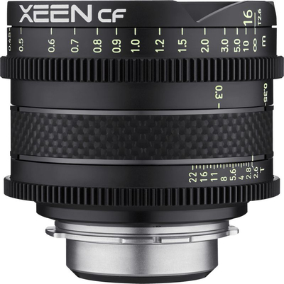 Кинематографски објектив XEEN CF 16mm T2.6, Full Frame, PL прицврстување, црн