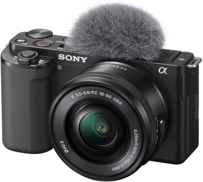 Kamerë Sony vlog ZV-E10 + 16-50mm, e zezë