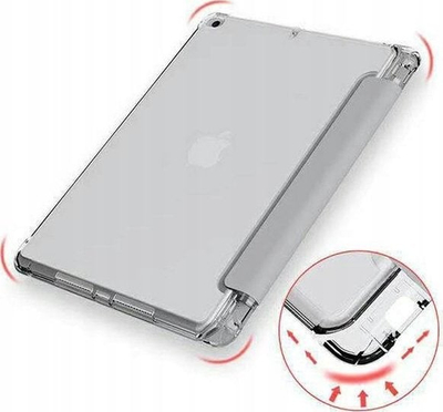 Këllëf tablet Mercury Clear Back Cover për iPad 10.9 10 Gen, 2022, mbajtës për Apple Pencil, jeshile