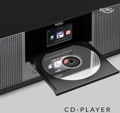 Sistem mikro stereo Xoro HMT 500 Pro V2, internet radio DAB FM, Bluetooth CD USB, i zi