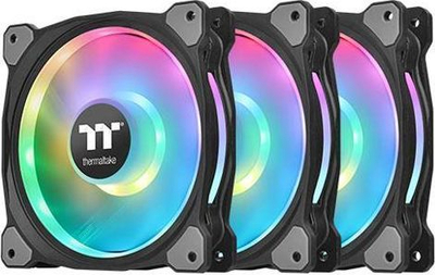 Сет од 3 ладилници 140 мм + Hub Thermaltake Riing Duo 14 RGB