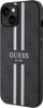 Kapak telefoni Guess 4G Printed Stripes për iPhone 14, hardcase, me MagSafe, i zi