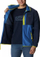 Jakne fleece për burra Columbia Back Bowl Full Zip, mbyllje me zinxhir, xhepa me zinxhir, blu