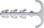 Kapëse kabllosh Fischer Steckfix SF Plus ZS 10, set 100 copë, gri e hapur