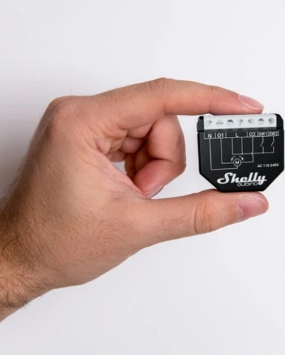 Modul smart Shelly Wave Shutter, rele për roleta dual, Z Wave