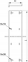 Mbulesë anësore kabllore BAKS Wind Shield OWP2P20NMC, 409mm, metalike, gri