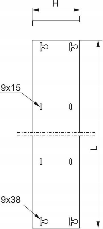 Mbulesë anësore kabllore BAKS Wind Shield OWP2P20NMC, 409mm, metalike, gri