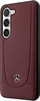 Këse telefoni Mercedes Urban Line Leather për Samsung Galaxy S23, lëkurë origjinale, e kuqe