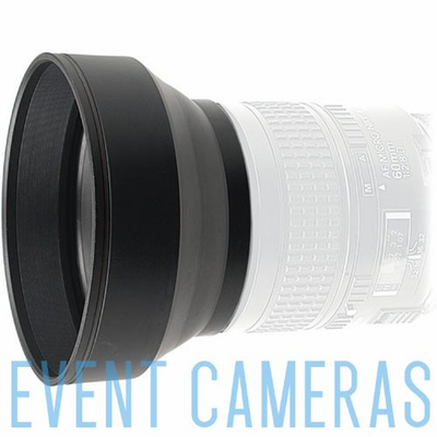 Parazol objektivi Kaiser Fototechnik 3 në 1, 72mm, i zi