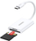 Lexues kartash UGREEN USB C 2 in 1, SD TF, 170MB/s, i bardhë