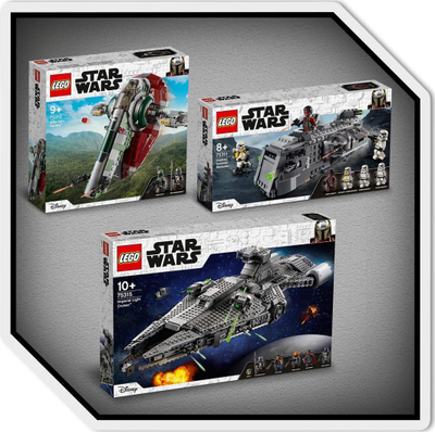 Lodër LEGO Star Wars Boby Fett's Spaceship (75312), 593 elemente