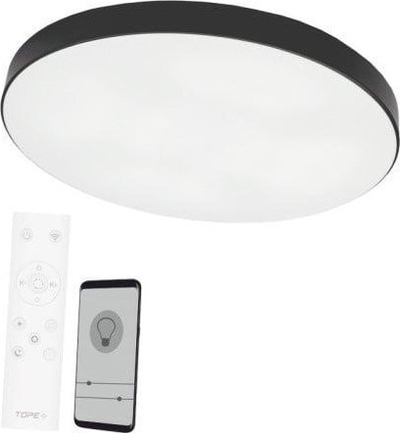 Llambë tavani Tope Trent, 48W, 4000K 4320lm, e zezë