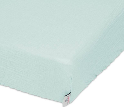 Чаршаф за детски кревет Matex MUSLIN 33, 70 x 140 cm, со ластик, пастел