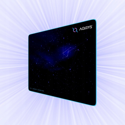 Mousepad AQIRYS Parsec Medium, 450 x 400 x 3 mm, gaming, i zi