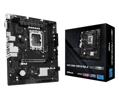 Pllakë amë ASRock H610M-HDV M.2 D5, socket 1700, DDR5, mATX