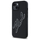 Kapak telefoni Karl Lagerfeld 3D Rubber Signature për iPhone 15 6.1", nga TPU, PC edhe silikon, i zi