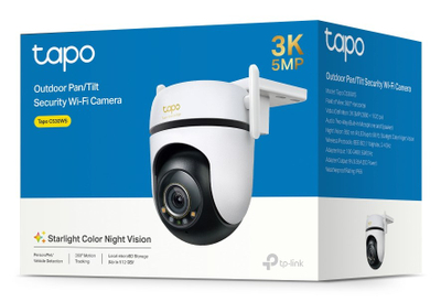 Камера за безбедност TP-Link Tapo C530WS, 3K 5MP, Wi‑Fi, бела