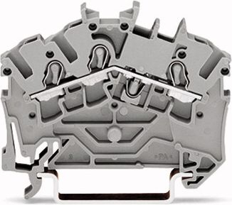 Terminal shine Wago TOPJOB 2002-6301, 3 përçues, 2.5mm², gri