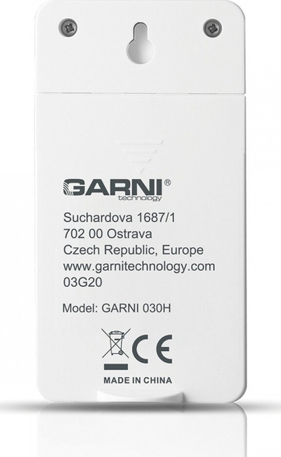 Stacion moti Garni GARNI 030H, sensor pa tela, ekran LCD, i bardhë