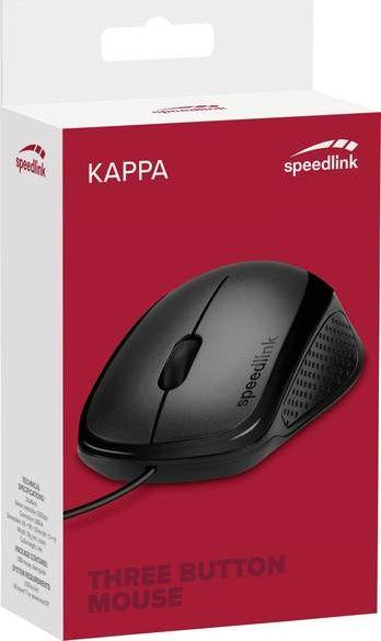 Maus Speedlink KAPPA, me kabllo, USB, i zi