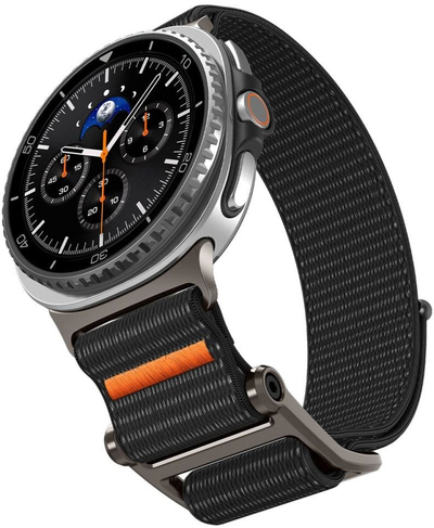 Rrip ore inteligjente Spigen DuraPro Flex, për Samsung Galaxy Watch8 40mm 44mm dhe Watch8 Classic, i zi