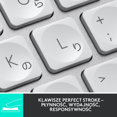 Mini tastierë Logitech MX Keys, US, e hirtë