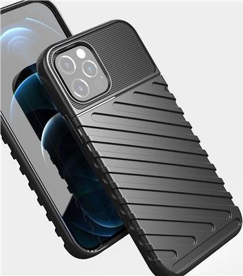 Kapak mbrojtës Armored Thunder për Samsung Galaxy A34 5G, TPU, me kënde të forcuara, i zi