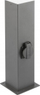 Llambadar kopshti GTV LARGO P50, E27 15W, IP44 me prizë 2500W, grafit