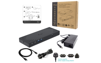 Docking station I-TEC C31TRIPLE4KDOCKPD, tre ekrane, USB-C, 100W PD, i zi