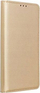 Kuti telefoni Smart Book për Samsung Galaxy S24 Plus, me xhep kartash, ngjyrë ari