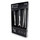 Set veglash për grill Zyle ZY100SET, 3 pjesë, çelik inoksi, i zi