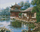 Set mozaik me diamante Ideyka Chinese House, 40x50cm, 5D, shumëngjyrësh
