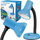 Lampë tavoline Esperanza ELD108B, E27, LED 12W, blu
