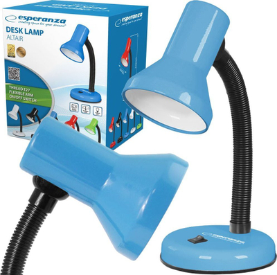 Lampë tavoline Esperanza ELD108B, E27, LED 12W, blu