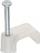 Kapëse kabllosh InLine Mounting Clamp 44020, set me 100 copë, e bardhë