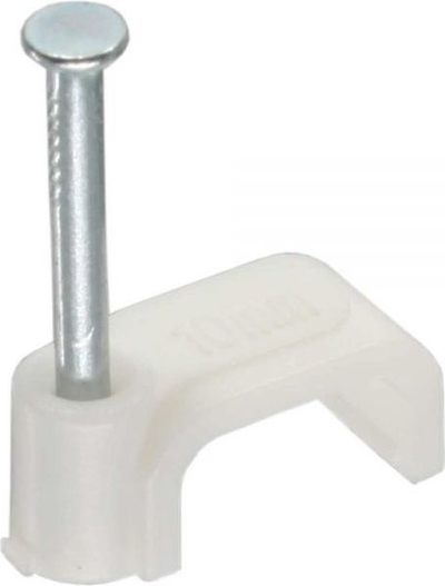 Kapëse kabllosh InLine Mounting Clamp 44020, set me 100 copë, e bardhë
