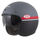 Helmetë moto CASSIDA Oxygen 2.0 Jawa OHC, e hapur, me diell të brendshëm, gri mat e kuqe e zezë e bardhë